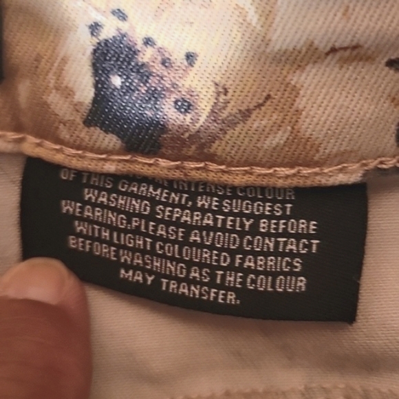 Buffalo David Button Oasis Mid Rise Skinny Ankle Floral Pants, Size: 6/28 - Picture 8 of 11